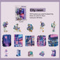 Etori Life 15PCs Adventure Journey Series Retro Mountain Stream Adventure Figures Pattern Pet Sticker Pack for Laptop, Mobile Phone Sticker, Photo Album, Luggage, Room Decoration, Paper Gift Bag, Scrapbook Supplies, Thin Seal, Outdoor Travel