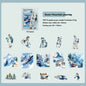 Etori Life 15PCs Adventure Journey Series Retro Mountain Stream Adventure Figures Pattern Pet Sticker Pack for Laptop, Mobile Phone Sticker, Photo Album, Luggage, Room Decoration, Paper Gift Bag, Scrapbook Supplies, Thin Seal, Outdoor Travel