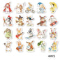 40pcs Cute Animal House Sticker Set for Laptops, Water Bottles, Suitcases, Phone Cases, Scrapbooking Crafts, Kids Stickers