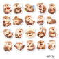 40pcs Cute Animal House Sticker Set for Laptops, Water Bottles, Suitcases, Phone Cases, Scrapbooking Crafts, Kids Stickers