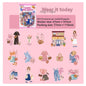 Etori Life Light Up Daily Set 30pcs Korean Ins Style Casual Characters Matching Life Objects DIY Laptop Collage Decorative Stickers, Mobile Phone Stickers, Bags, Office Decoration Accessories, Birthday Gifts, Children's Stickers, Waterproof Stickers
