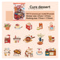 Etori Life Light Up Daily Set 30pcs Korean Ins Style Casual Characters Matching Life Objects DIY Laptop Collage Decorative Stickers, Mobile Phone Stickers, Bags, Office Decoration Accessories, Birthday Gifts, Children's Stickers, Waterproof Stickers